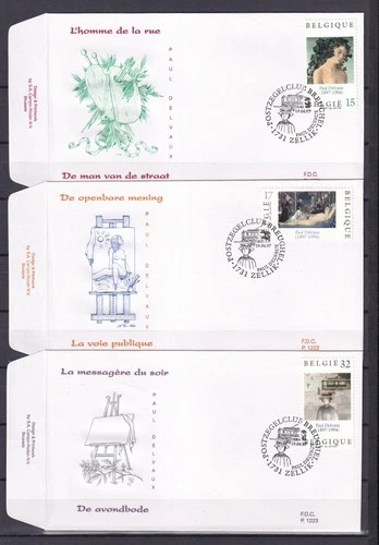 [LG79617] Belgium N°2699/2701FDC Art First Day Cover COB € 10,00 SUPERB