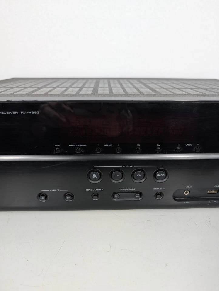 Yamaha RX-V383 5.1 Channel 4K Ultra HD AV Bluetooth Home Theater Stereo - Image 4 of 4