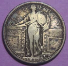 1917 Standing Liberty Silver Quarter - 25C - No Reserve!