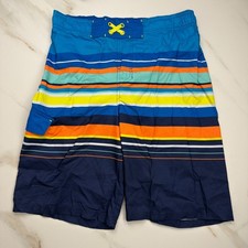 Cat Jack Swim Trunks Colorback Stripes - Boys XL Husky