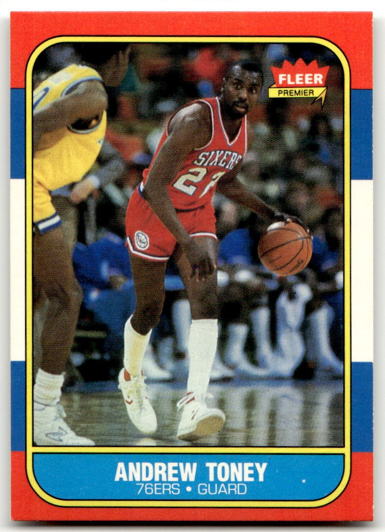 1986-87 Fleer #114 Andrew Toney Philadelphia 76ers NR-MINT SET BREAK!