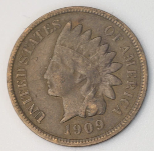 1909 indian Head Penny - Beautiful XF Coin - Diamonds + Full Liberty