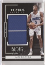 2019-20 Panini Noir Jumbo Material 25/99 Mo Bamba #JM-MOB y8a