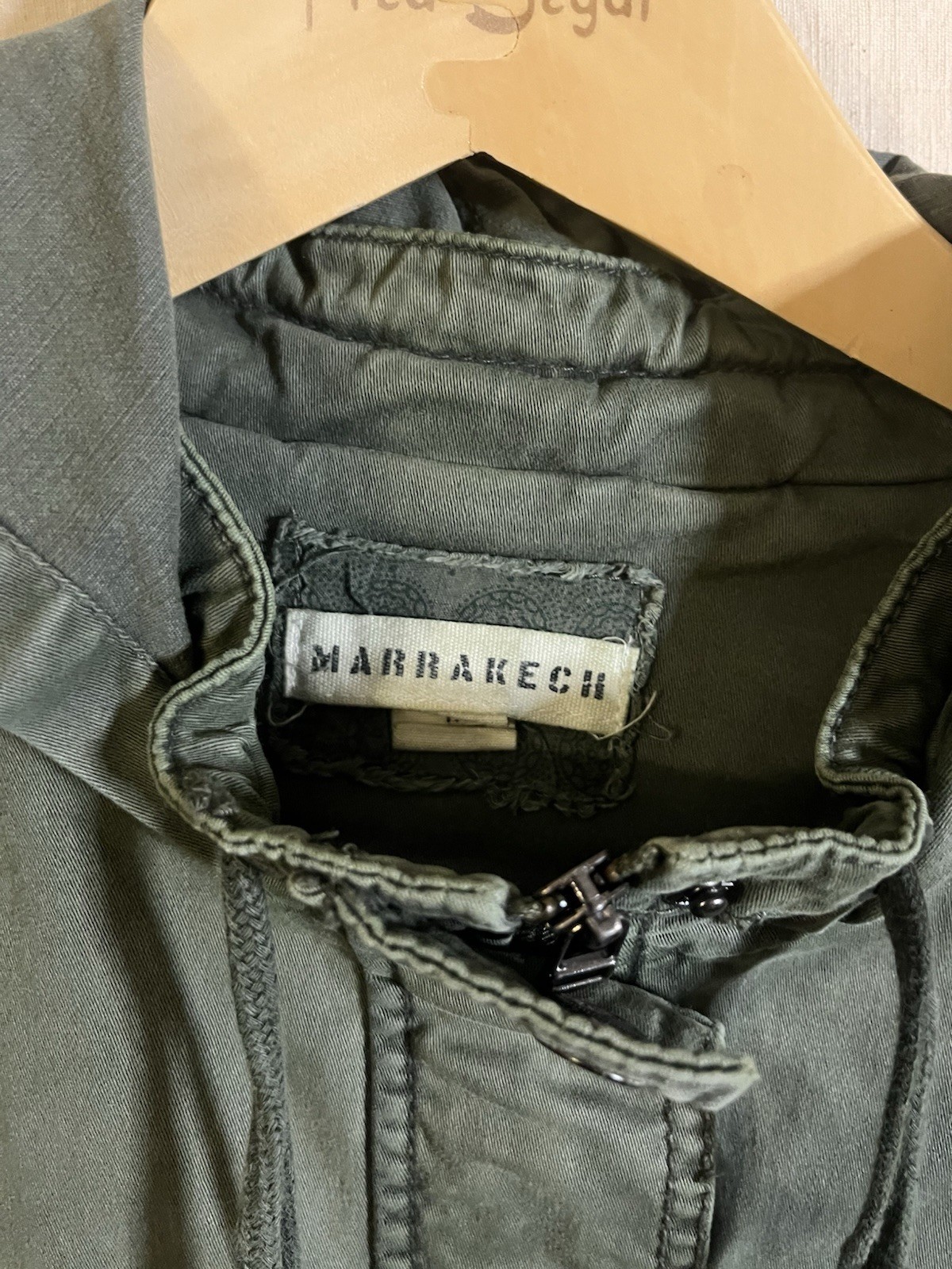 Marrakech Women’s Utility Jacket Medium Olive Gre… - image 2