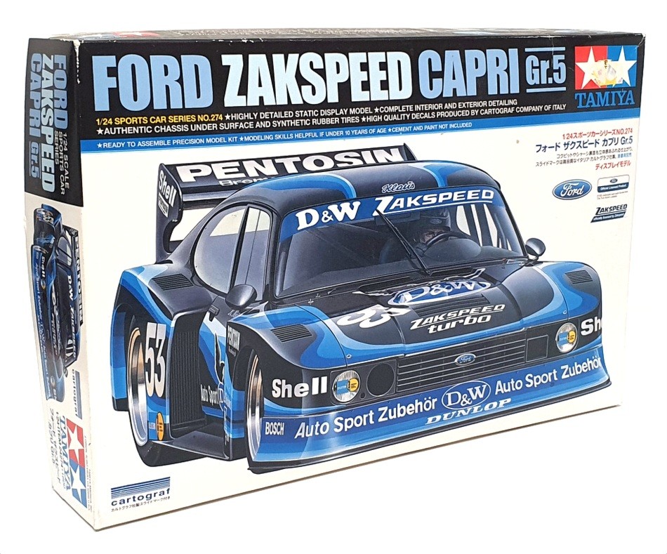Tamiya 1/24 Scale Unbuilt Kit 24274 - Ford Zakspeed Capri Gr.5 | eBay
