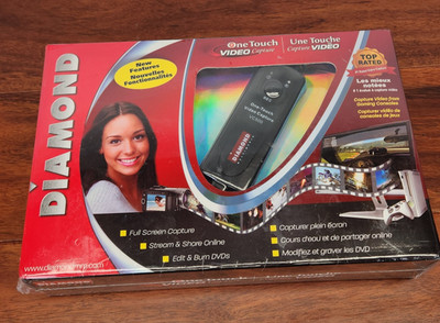 Diamond Multimedia VC500 USB One Touch VHS to DVD Video Capture Sealed Box