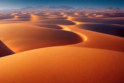 Wandbild: Neom-Wüste und Berge in Saudi-Arabien (192734476)