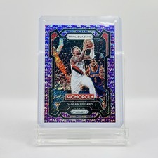 [0102] Prizm Monopoly #73 Damian Lillard Millionaire Purple Shimmer 2023-24/50