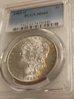 1885 O Morgan Silver Dollar PCGS MS64 $1 Encased Coin New Orleans