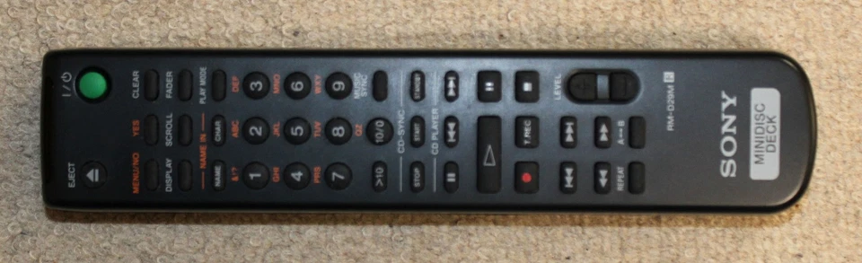 Sony RM-D29M für MDS-JE530 520 920 etc. MDS-JE330 + Sony CD-Player sehr gut - Bild 3 von 4