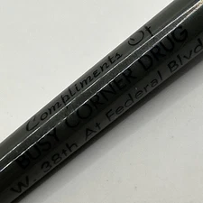 VTG Ballpoint Pen BUSY CORNER DRUG Denver, CO Colorado