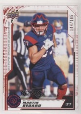 2020 Upper Deck CFL Red 144/165 Martin Bedard #26 y0i