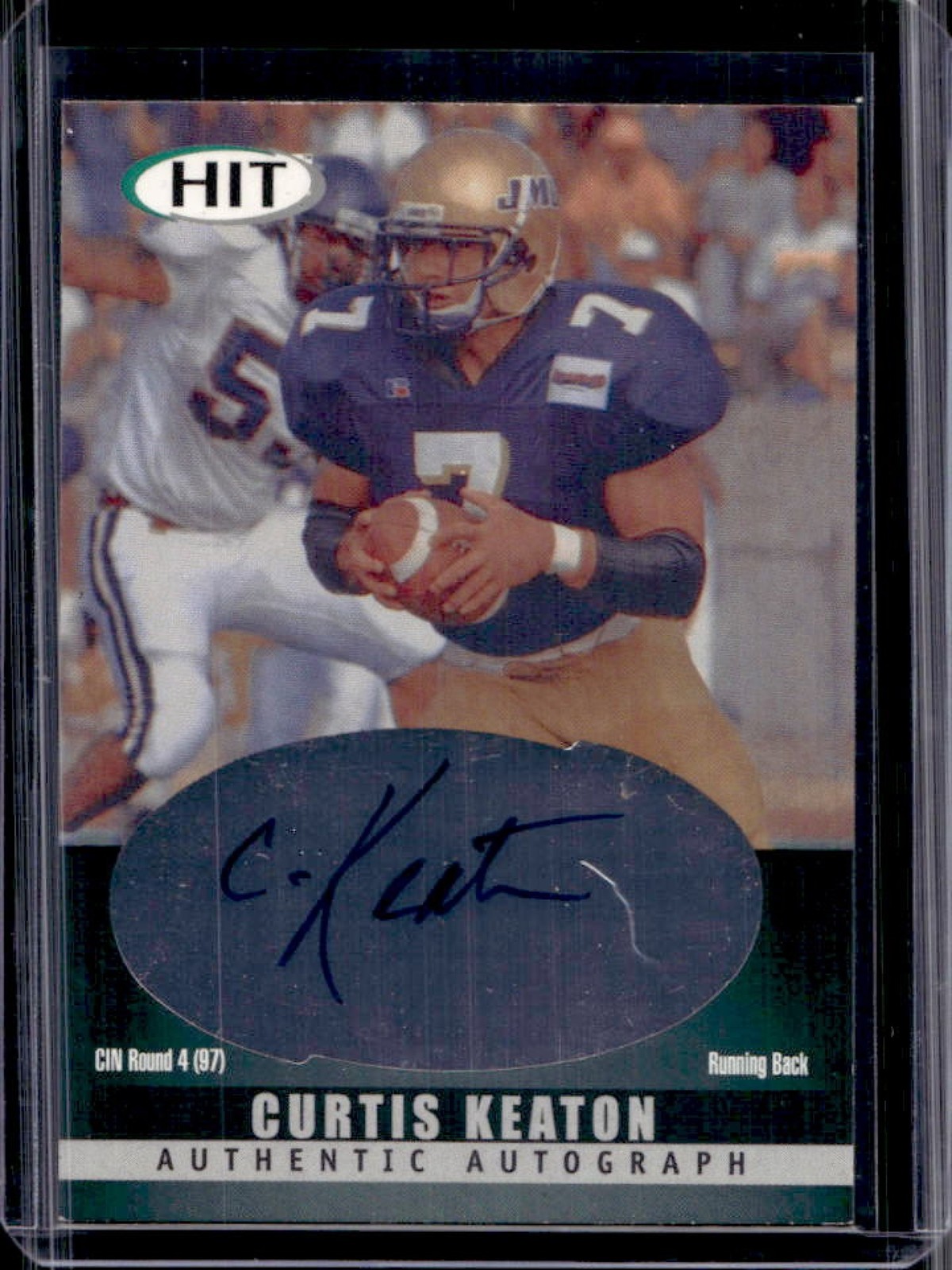 Curtis Keaton SA-GE Hit Autographs #A27 Emerald