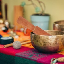 3 Pcs Buddha Music Bowl Accessories Wood Singing Mallet Sound Accessory