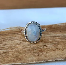 Moonstone Ring, 925 Sterling Silver Ring, Etsy Ring, Women Gift Ring, All Size