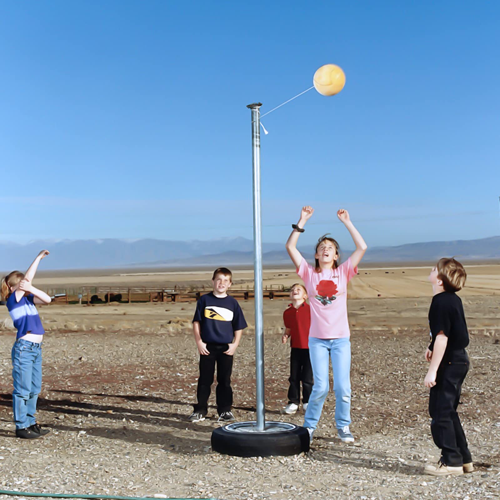 Tetherball, Tether Balls and Rope Set for Kids,Replacement Tetherball for Adults