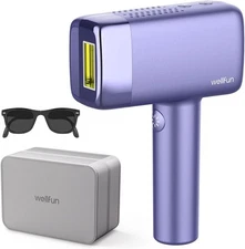 Wellfun IPL Laser Hair Removal Device Ice-Cooling System for Women and Men Home