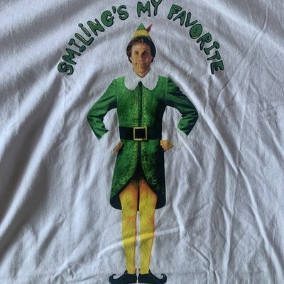 NEW Will Ferrell ELF Smiling s My Favorite T-Shirt Size L