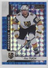 2017-18 O-Pee-Chee Platinum Marquee Rookies Royal Blue Cubes 70/99 Alex Tuch ji1