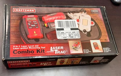 Craftsman 4-in-1 Laser Level & Laser-Guided Measuring Tool Combo Kit Laser Trac