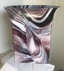 VINTAGE MURANO GLASS VASE DEMODE SERIES SERGIO ASTI VENINI SIGNED 12"
