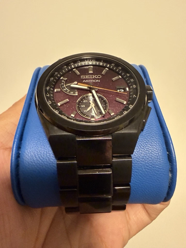 精工 ASTRON NEXTER SBXY089 紫色 GPS Starry Sky Limited 男式手表 全新带盒 — 第 3/4 张图片