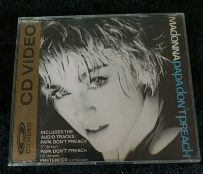 MADONNA PAPA DON'T PREACH CD VIDEO VINYL 12 MAXI SINGLE SEALED TRUE BLUE 1986