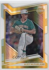 2022 Panini Elite Extra Edition Status Gold Die-Cut 1/10 Alex McFarlane #122 u6m