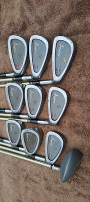 Golf ladies irons wood set IMPEX 10 clubs RH graphite.  Very good condition.  Se