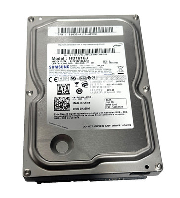 Samsung SpinPoint HD161GJ 160GB SATA Hard Drive   SMART FAIL | Parts or Recovery