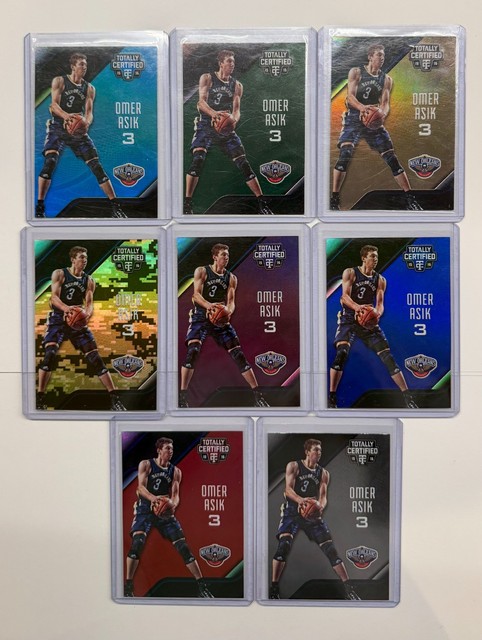 2015-16 Totally Certified Omer Asik Rainbow Full Complete Set 1/1 /5 /10 /25 /50