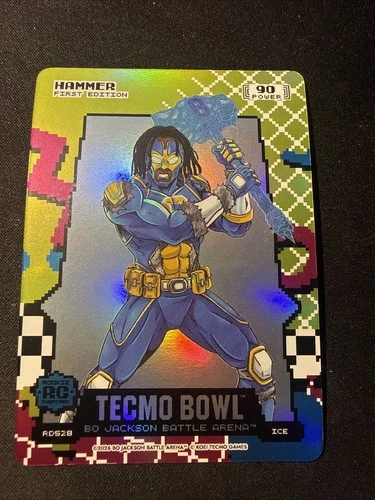 2026 Bo Jackson Battle Arena 80’s Rad Omarion Hampton Hammer Rad ICE Foil RC 90P