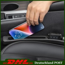 2x Schwarz Für Audi Lücke Universal Sitzlückenfüller Lückenfüller Autositz