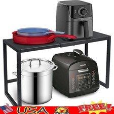 Adjustable Metal Shelving Unit Heavy Duty Storage Rack Kitchen Organizer New