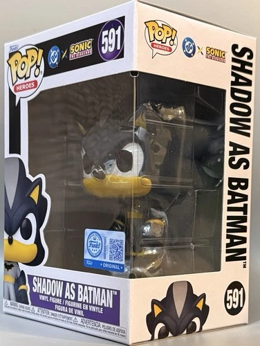 Funko Pop! Sonic the Hedgehog Shadow as Batman #591