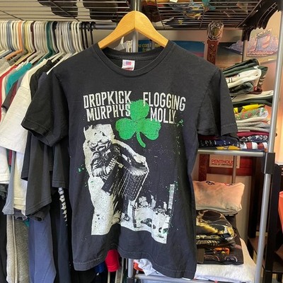 Dropkick Murphys Flogging molly tour short sleeve black shirt KV39565