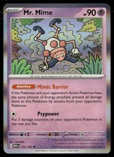 Mr. Mime Holofoil Rare SV: Scarlet & Violet 151 122/165 NM