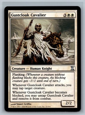 Magic The Gathering Time Spiral Gustcloak Cavalier #22/301 MTG TCG CCG