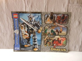 Lego 8705 Knights Kingdom CASTLE  DRACUS MANUEL INSTRUCTIONS 0NLY 2005