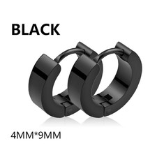 2Pc Stainless Steel Men Cross Stars Punk Dangle Earrings Gothic Woman Cross Ear 