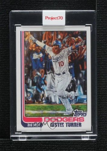 2021 Project 70 Online Exclusive 1982 Topps Baseball Justin Turner Jonas Never