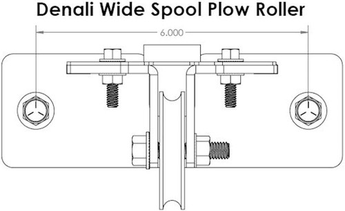 DENALI UTV Snow Plow Pulley Fairlead Kit - Wide Spool - Picture 2 of 6