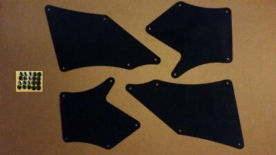Set of 4 Splash Seals W/Clips for 2005-2023 Toyota Tacoma V6 4.0 Apron Seal B - Image 1 of 4