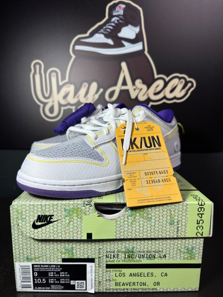 UNION×Nike Dunk Low Passport Pack Court PurpleDJ9649-500 | eBay