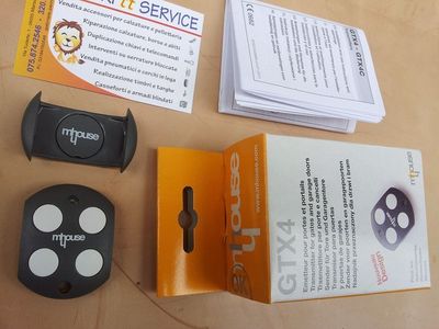 Telecomando NICE MHOUSE GTX4 4 Canali - Frequenza 433 MHz Per Cancelli E Automazioni