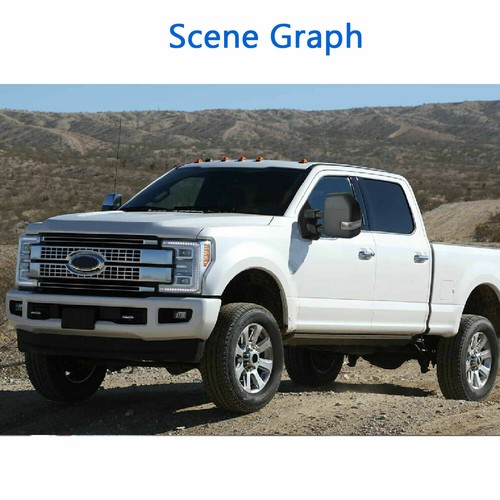 Pair Towing Mirrors For 2017-2020 Ford F-250 F350 Super Duty Power Heated Chrome - 第 10/12 張圖片