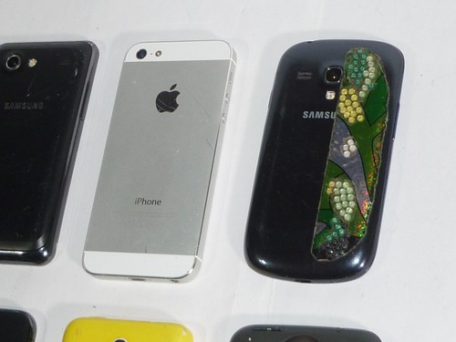 Job Lot 6 Mobile Phones Untested Samsung HTC etc. - Zdjęcie 7 z 10