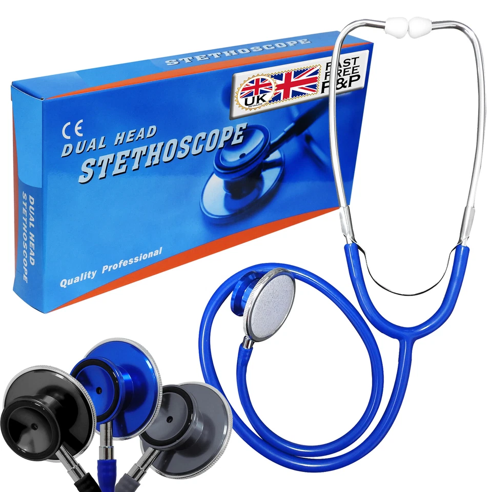 TENSO Dual Head Lightweight EMT Doctors Nurses Student Medical Stethoscope, 3 Colours