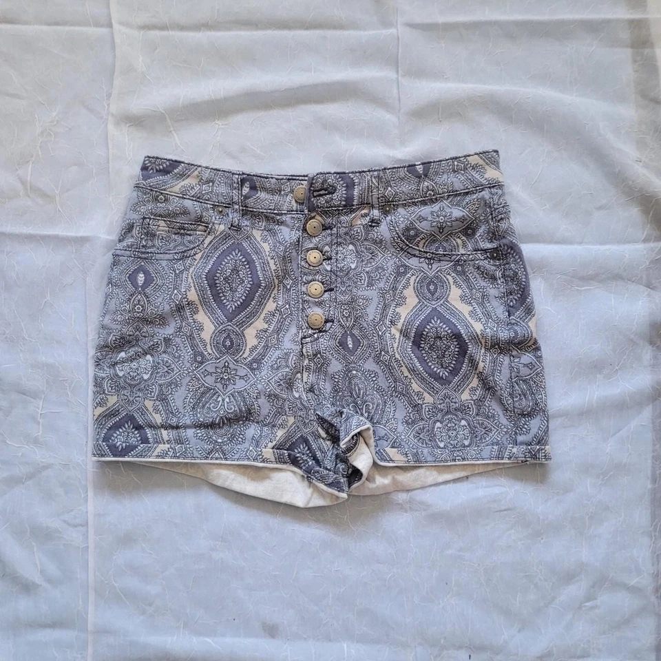 Pantalones cortos vintage Y2k azul Bcbg Foto 2 de 4