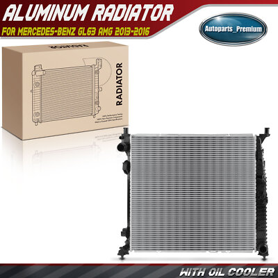 New Radiator w/o Trans Oil Cooler for Mercedes-Benz GL63 AMG 2013-2016 GLS63 AMG